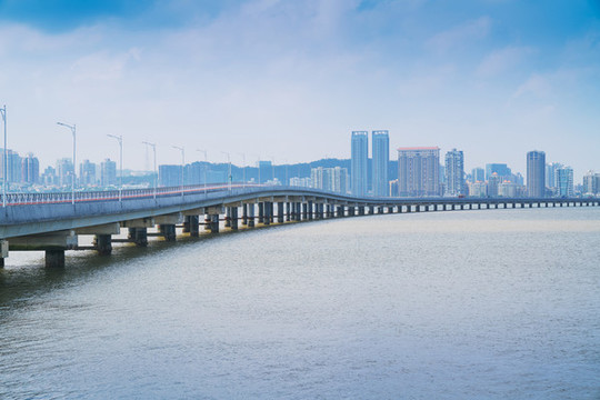 中國港珠澳大橋和濱海風(fēng)光