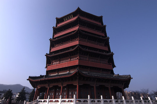 茗陽閣側(cè)視圖
