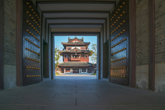 江蘇省東臺(tái)西溪古城旅游風(fēng)光