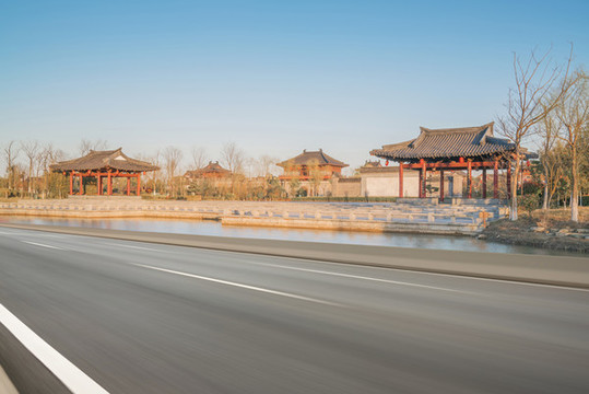 江蘇省東臺西溪古城旅游風(fēng)光