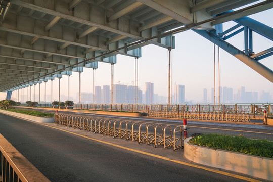 浙江杭州城市建筑和道路交通
