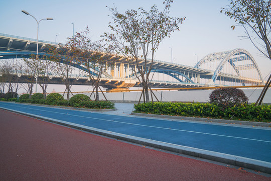 浙江杭州錢塘江大橋和錢塘江風(fēng)光