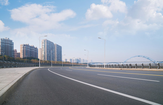 浙江杭州城市建筑和道路交通