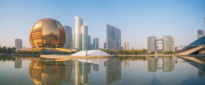 浙江杭州城市建筑和市民廣場(chǎng)