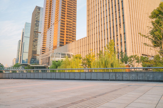 浙江杭州城市建筑和道路交通
