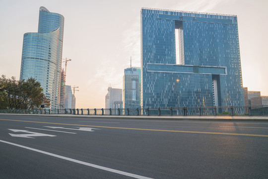 浙江杭州城市建筑和道路交通