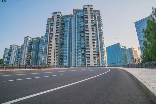 浙江杭州城市建筑和道路交通