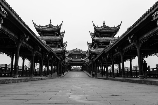 古鎮(zhèn)復(fù)古照片