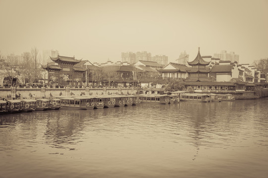 秦淮河懷舊照片