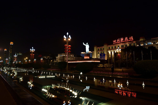 成都天府廣場夜景