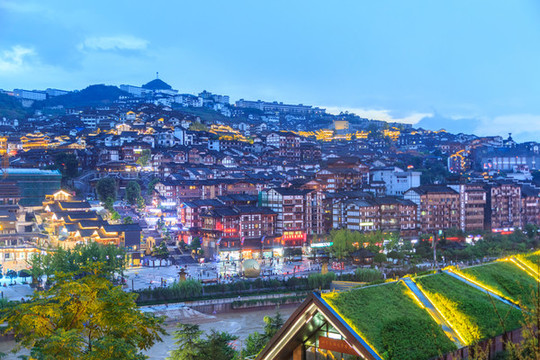 茅臺鎮(zhèn)夜景