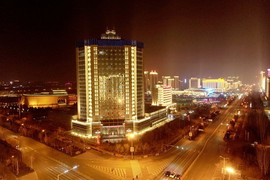 運(yùn)城供電公司夜景