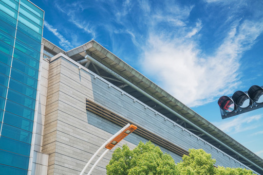 現(xiàn)代城市建筑的外觀局部細節(jié)