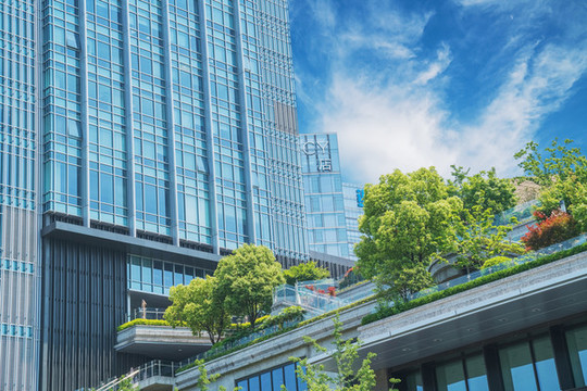 現(xiàn)代城市建筑的外觀局部細(xì)節(jié)