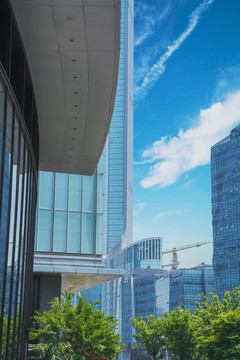 現(xiàn)代城市建筑的外觀局部細(xì)節(jié)