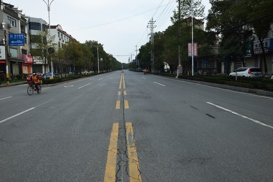 新冠肺炎時期的街道