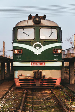 鐵路火車列車內(nèi)燃機車