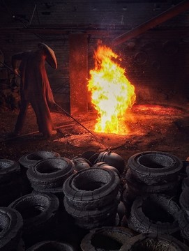 滎經(jīng)砂鍋燒制手工制作