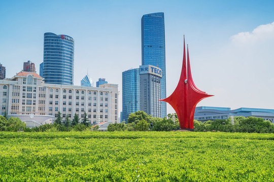 江西省南昌市秋水廣場建筑風(fēng)光