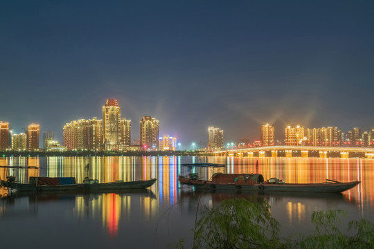 江西南昌市城市風(fēng)光和建筑橋梁