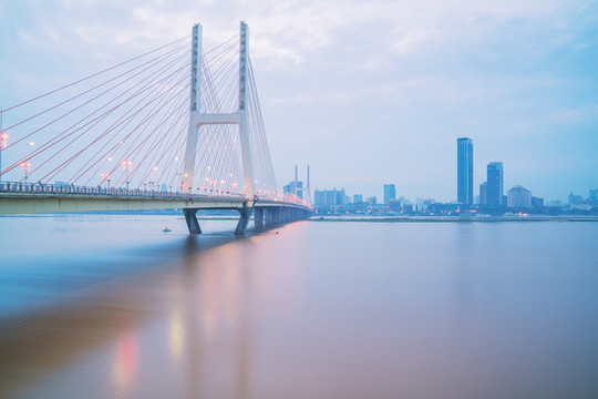 江西南昌市城市风光和建筑桥梁