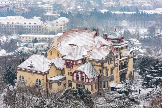 青島迎賓館雪景