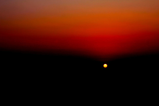 夕陽西下