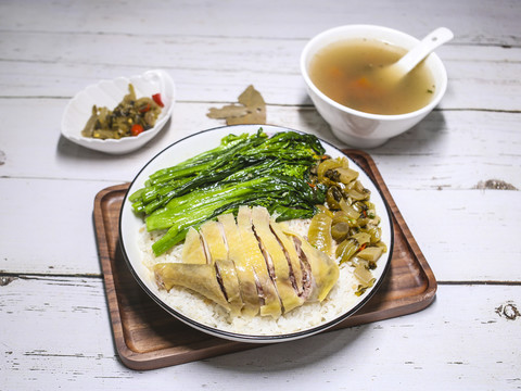 白切雞腿飯