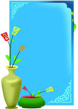 蒙古元素框
