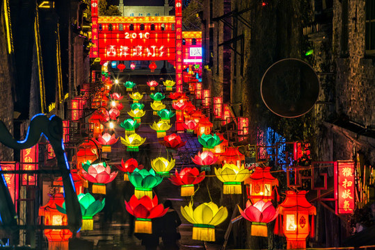 西津渡燈展