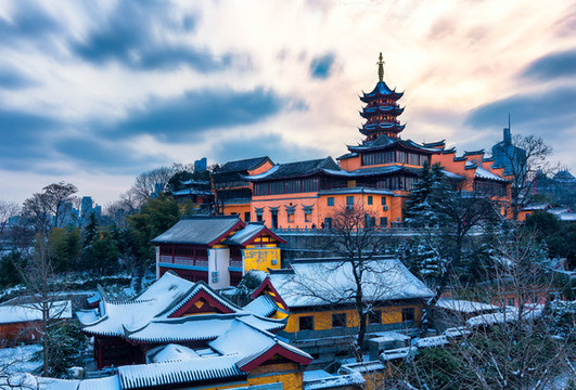 雪后雞鳴寺
