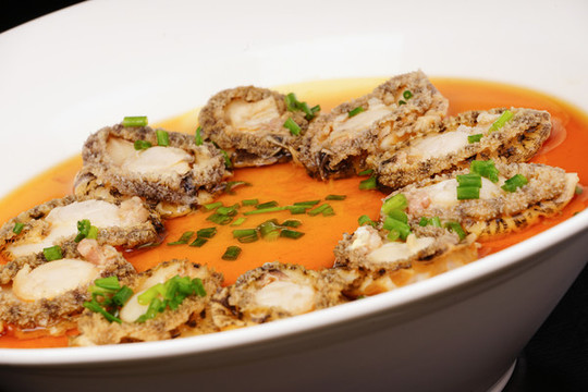 清蒸鮑魚肉