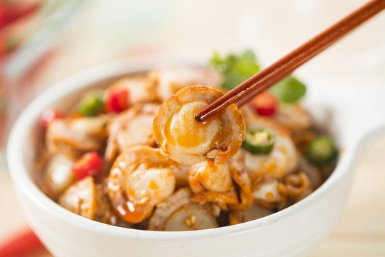 麻辣扇貝肉