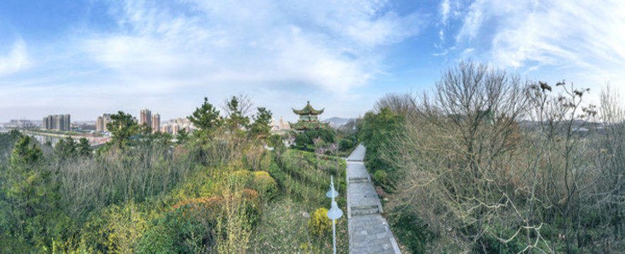 信陽(yáng)龜山公園全景大圖