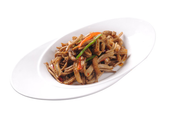 茶樹菇炒牛肚