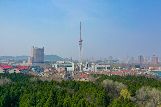 航拍濟(jì)南千佛山36