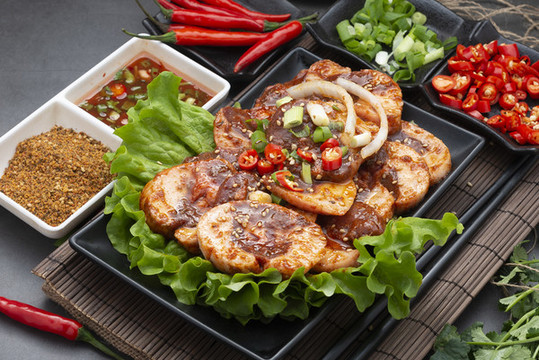 酸菜煎肉羊腰子