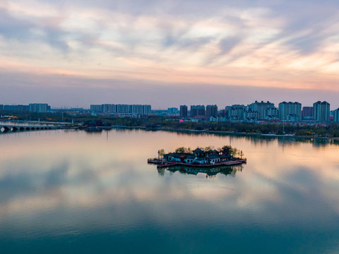 聊城東昌湖風(fēng)光