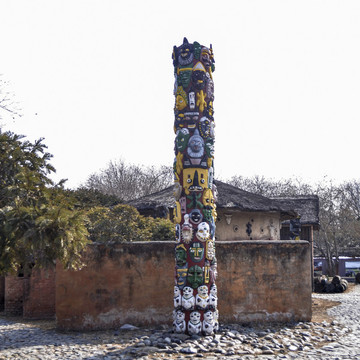 世界公園非洲圖騰柱