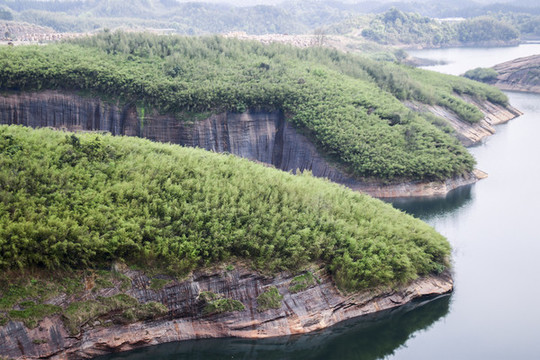 丹霞地貌山水風光