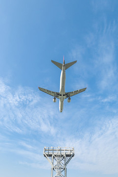 重慶江北國(guó)際機(jī)場(chǎng)飛機(jī)降落