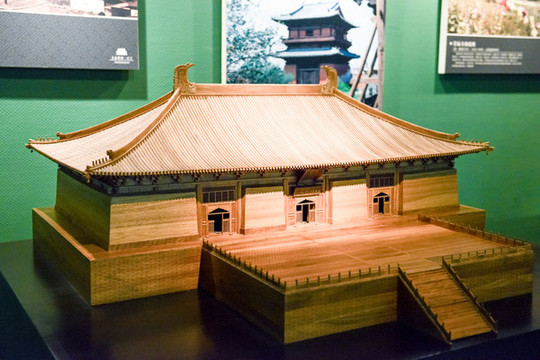 華嚴(yán)寺上寺大雄寶殿模型