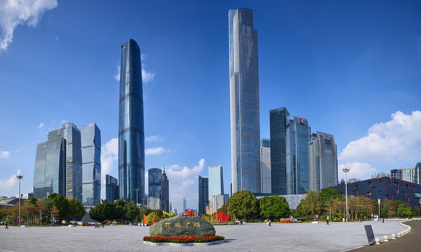 廣州花城廣場全景圖