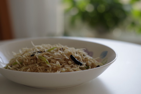 芥菜炒肉絲