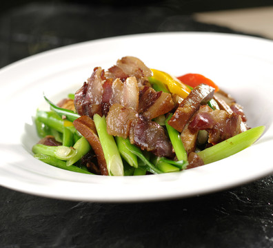臘肉青蒜炒豆干