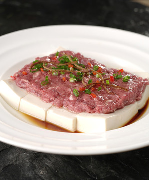 陳皮蒸牛肉餅豆腐