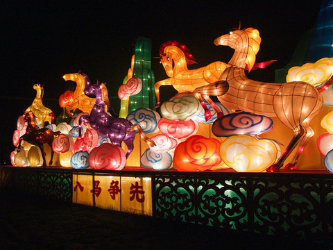 青島中山公園燈展
