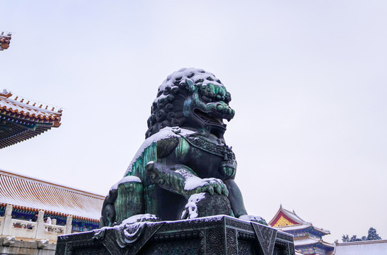 北京雪中故宮