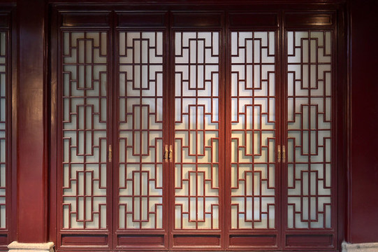 中式建筑木門