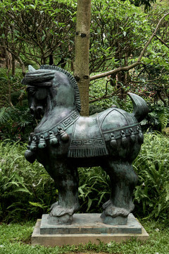 銅馬雕像